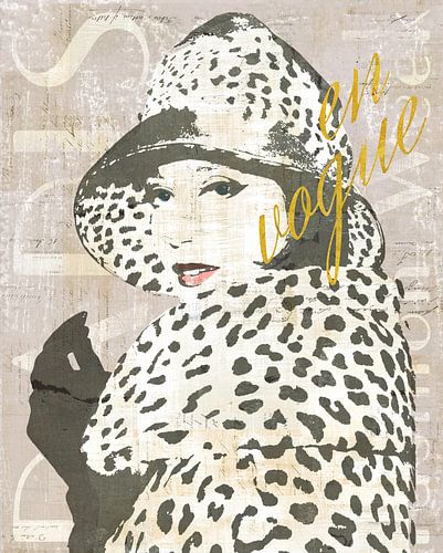 Fashion Week Paris Screenprint II, Sue Schlabach