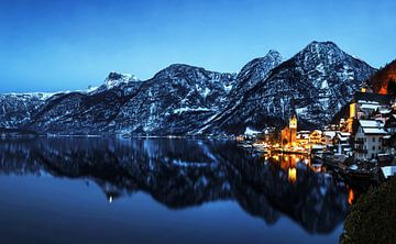 Hallstatt avec panorama alpin