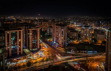 Istanbul at night van Yama Anwari