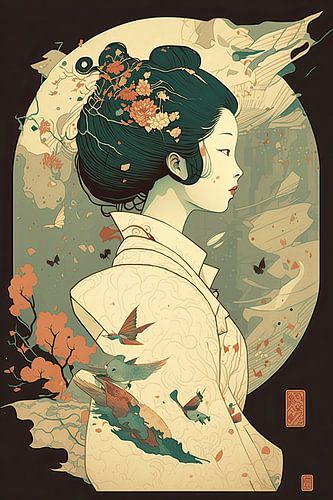 Enchanting Geisha, Harmony of Beauty