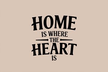 Home is waar het hart is van Art & Soul Creations