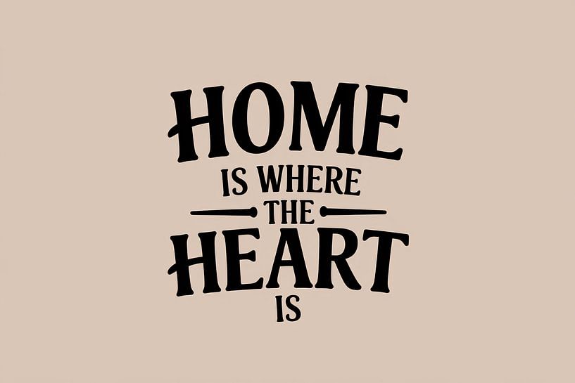 Home is waar het hart is van Art & Soul Creations