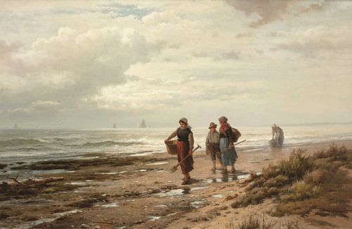 Clam Gatherers, Edward Moran