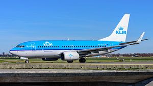 KLM Boeing 737-700 Passagierflugzeug.