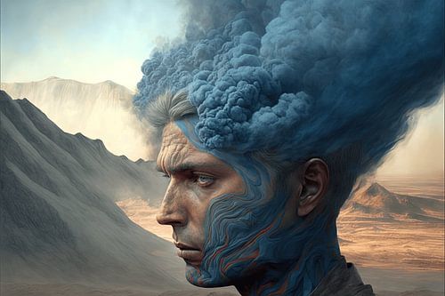 Digitale kunst: Mensen in een Dystopie