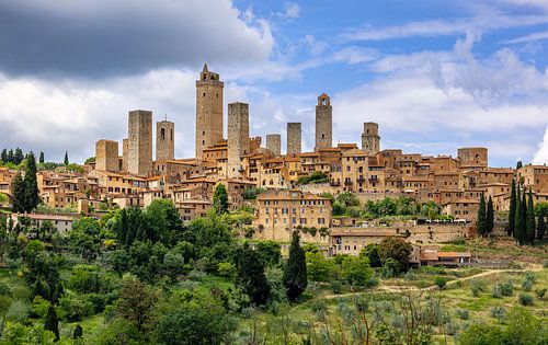 Zicht op San Gimignano 2, Italië