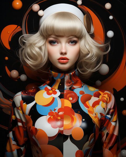 J'aime le rétro, le portrait de mode par Studio Allee