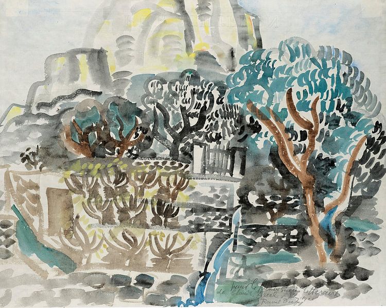 Raoul Dufy - The Baou de Saint-Jeannet (1921) by Peter Balan