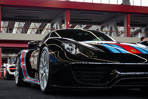 Porsche 918 Martini en livrée