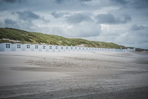 Strandhäuser am Strand Texel