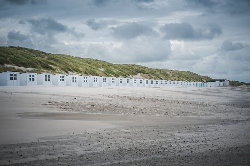 Strandhäuser am Strand Texel von LYSVIK PHOTOS