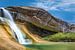 Traunhafte Landschaft am Calf Creek Wasserfall in den USA. von Voss Fine Art Fotografie
