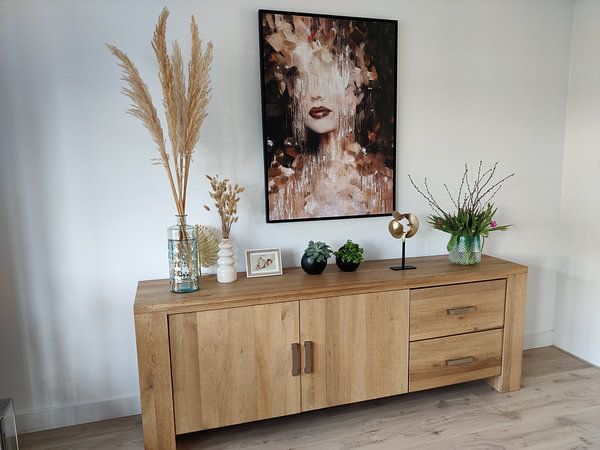 Customer photo: Fierce by Jacky, on canvas