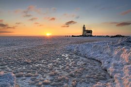 Horse of Marken with Ice Weir by FotoBob
