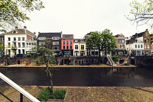 Vue sur l'Oudegracht à Utrecht sur André Blom Fotografie Utrecht