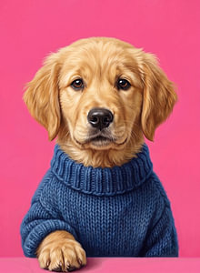 Paws & Pullovers - the Golden Retriever