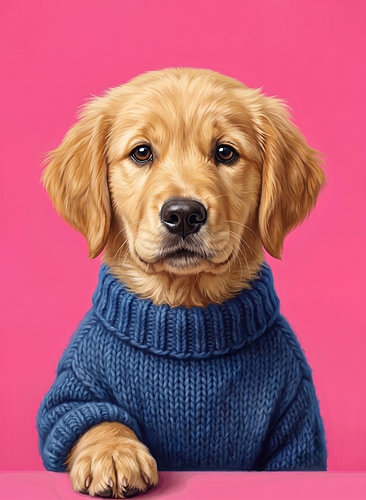 Paws & Pullovers - the Golden Retriever