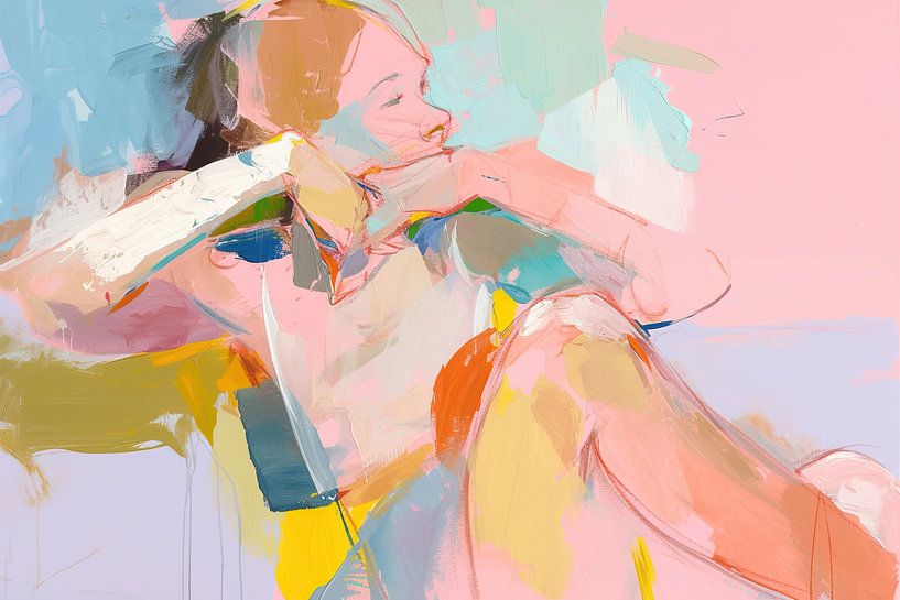 Whispered Hues by Eye catching paintings