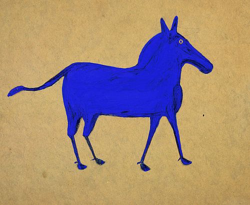 Bill Traylor,Blauwe muilezel