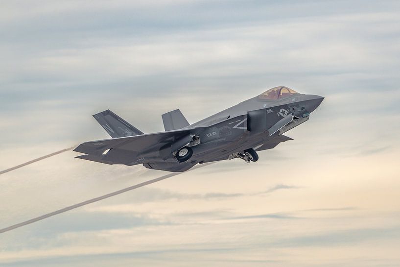 Lockheed Martin F-35C Lightning II de l'US Navy. par Jaap van den Berg