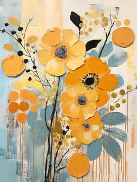 Bloemen abstract van Bert Nijholt