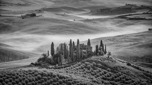 Podere Belvedere -4- Tuscany - infrared black and white