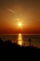 sunset at the beach