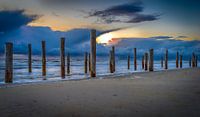 Beach sunset van Mario Calma thumbnail