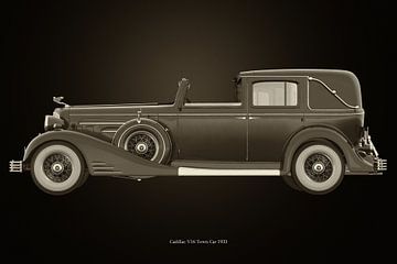 Cadillac V16 Town car 1933 van Jan Keteleer
