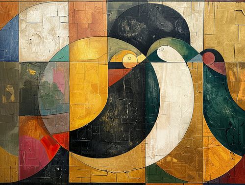 Vogeltjes Abstract | Woonkamer