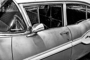 Kubanischer Pontiac Chieftain (schwarz und weiß)