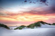 Zonsondergang op het strand by Fotografie Egmond thumbnail