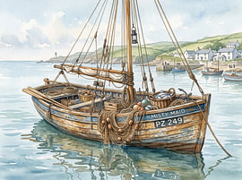 The little fishing boat by Manjik Pictures
