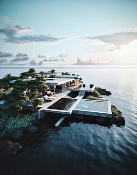 Hotelinsel im Paradies von fernlichtsicht