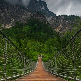 Suspension bridge by Oli N