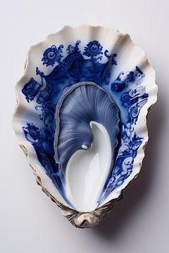 Oyster Delftware style by Marianne Ottemann - OTTI