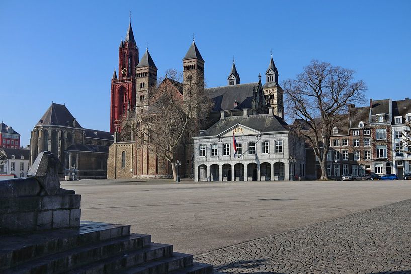 Vrijthof, church group with Main Guard. by John Kerkhofs