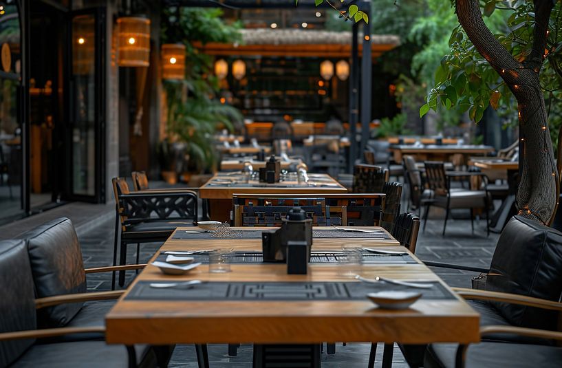 Rooftop Restaurant von fernlichtsicht