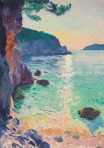 Op Henri Matisse geïnspireerd landschap