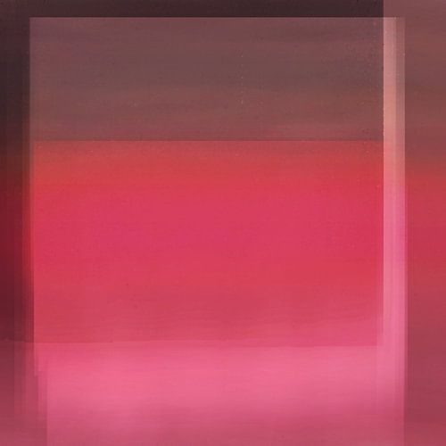 Lichtgevende kleurvlakken. Moderne abstracte kunst in neonkleuren. Rood, roze, bruin