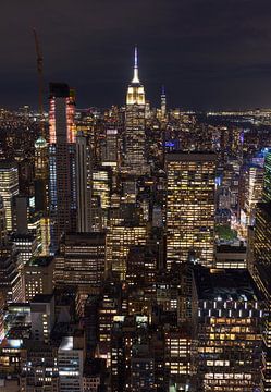 Skyline New York City - Empire State Building (U.S.A.) van Marcel Kerdijk
