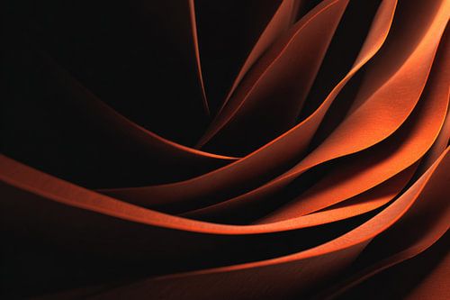 Abstract Fold in Shadow and Glow