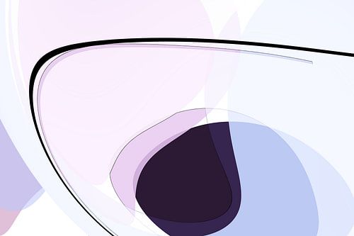 abstraktes Farbspiel Lila