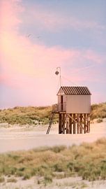 The Drenkelingenhuisje of Terschelling by Pieter de Jong