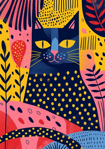 Playful Cat by Liv ter Riet