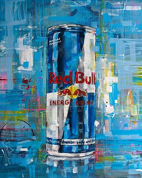 Red Bull schilderij van Jos Hoppenbrouwers