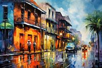 De straten van New Orleans