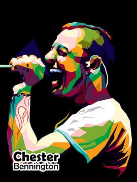 Linkin Park Chester Bennington Pop-art trend van miru arts