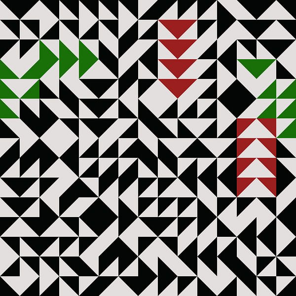 Abstract composition 722 by Angel Estevez