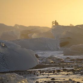 Icebeach Photographer Sunset van Art Kleisen